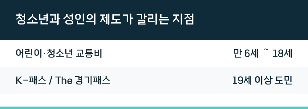 청소년과 성인의 제도가 갈리는 지점