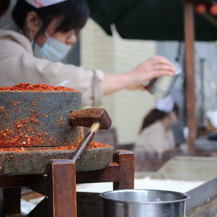 맷돌 순두부