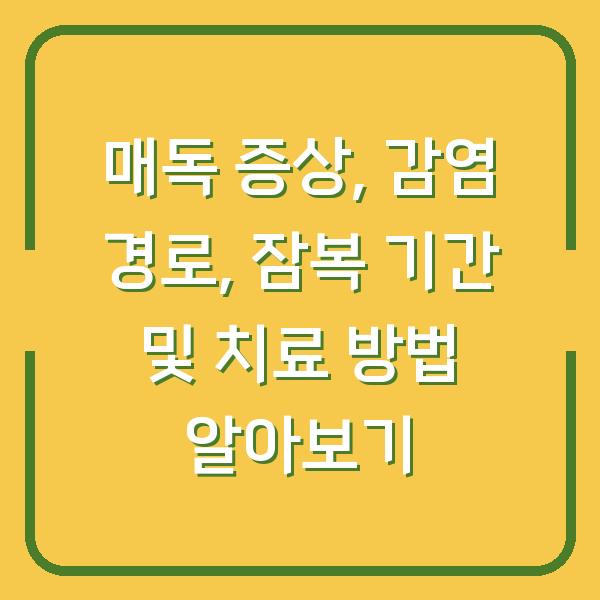 매독 증상, 감염 경로, 잠복 기간 및 치료 방법 알아보기